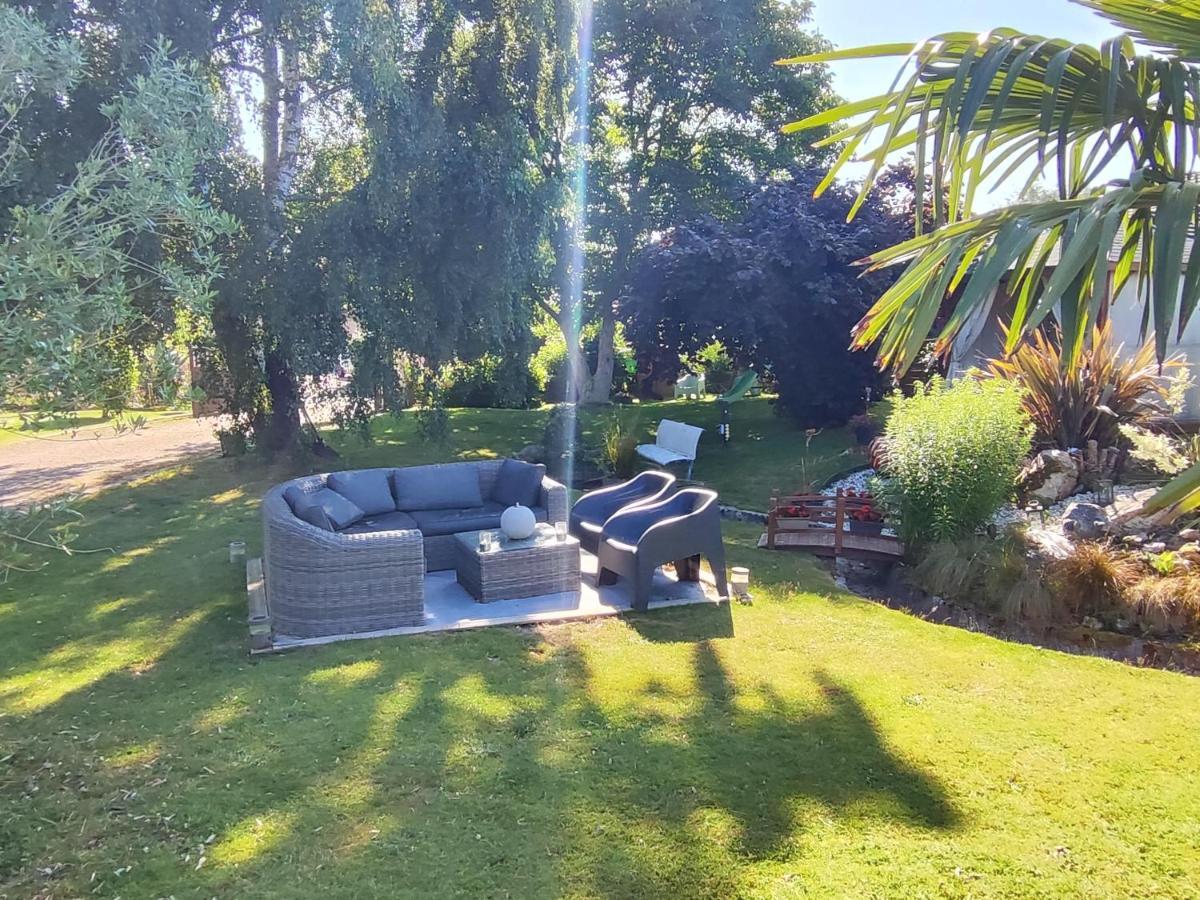 Bed and Breakfast La Chaumiere Saint-Martin-Saint-Firmin Exterior foto