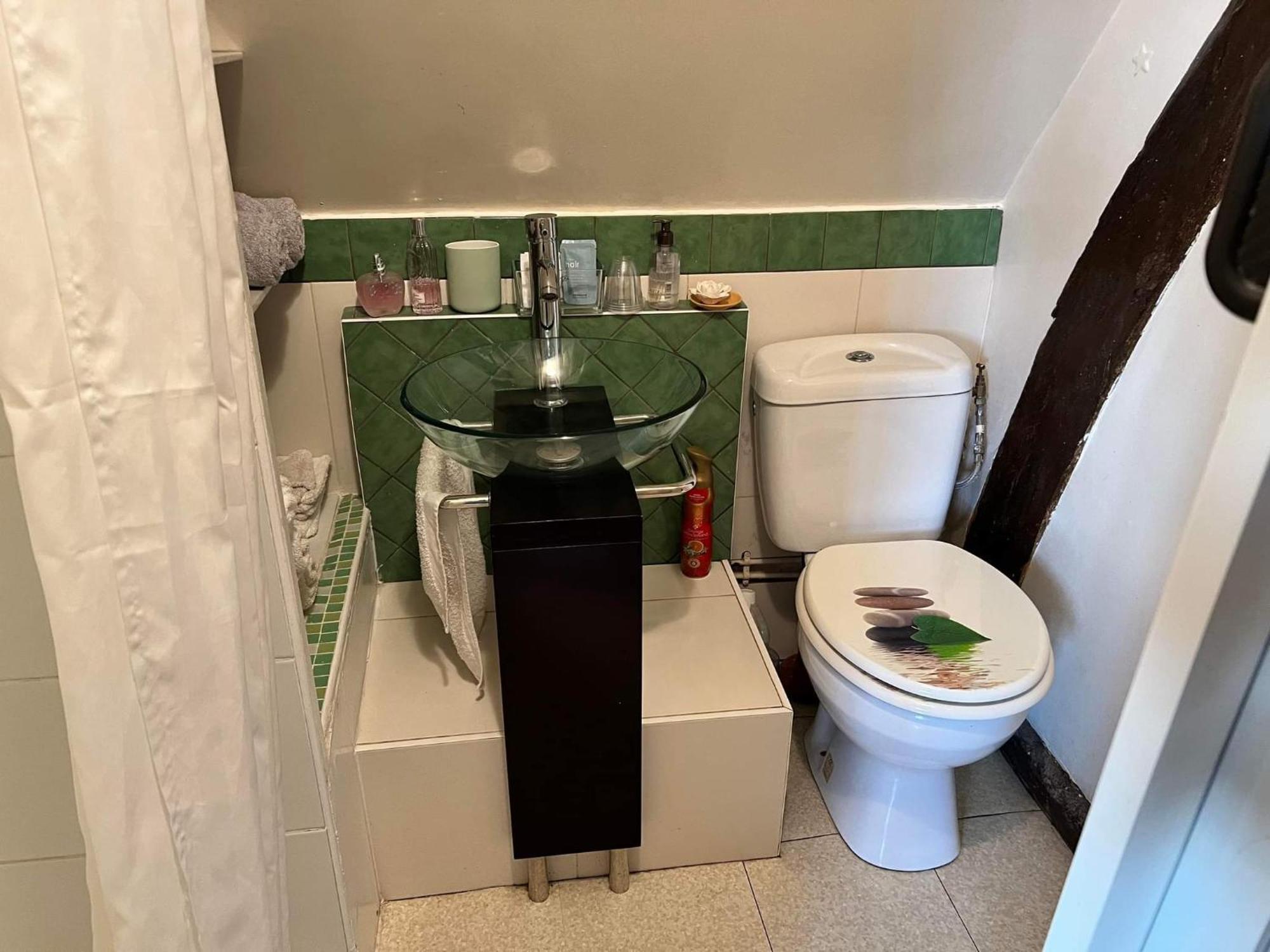 Bed and Breakfast La Chaumiere Saint-Martin-Saint-Firmin Zimmer foto